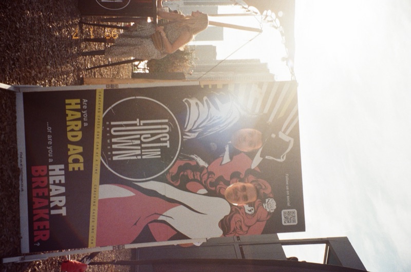 Lost in Town banner display at London Craft Beer Festival